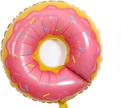Pink Donut Shape Foil Balloon for Sweet Celebrations Mylar Balloon Decor New