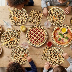 96 Pcs Leopard Print Party Decorations for Adults, Cheetah Print Birthday