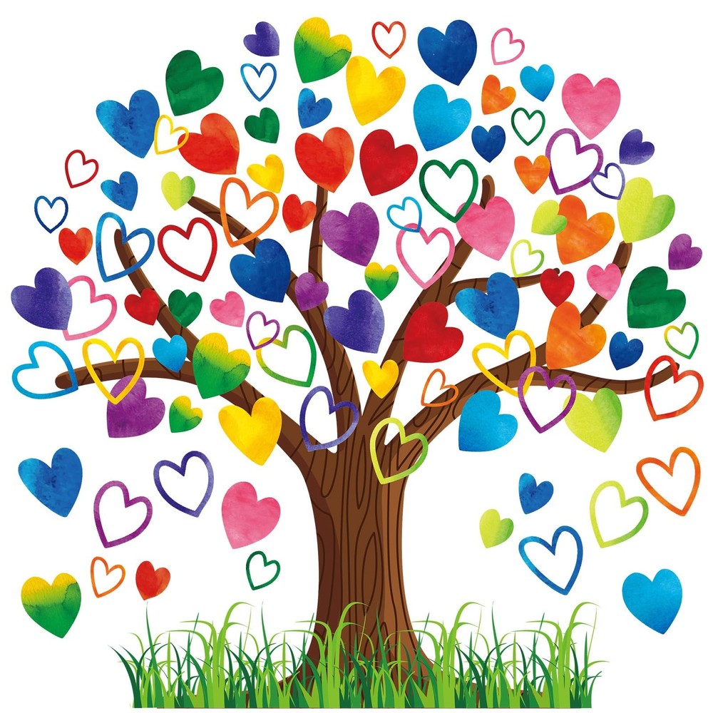 102 Pcs Classroom Tree Bulletin Board Decorations Set Back to School Decorati…