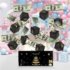 Birthday Surprise Gift Box Explosion for Money, Exploding Money Gift Box for Cas