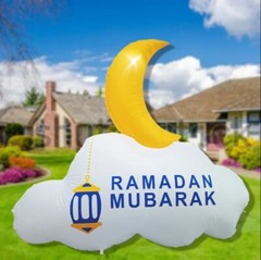 Ramadan Mubarak & Eid Mubarak Muslim Holiday Inflatable Outdoor Decor