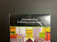 Amscan Novelty Gag Funny Over the Hill Senior Birthday Toilet Paper Cake Kit
