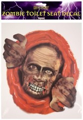 Zombie Toilet Seat Sticker Decal Halloween Joke Bathroom Decoration Prank