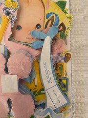 Beistle Baby Shower Decorama 11pc Set Vintage 70s Honeycomb Tissue Paper Retro
