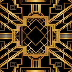2m Wide High Quality Large Print Printed Graphic Backdrop Gatsby 1930s Themed