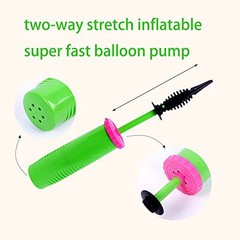 Handheld Balloon Pump Dual Action Manual Air Inflator for Party Decorations Gree