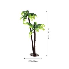 Miniature Coconut Palm Tree Decoration 3Pcs Artificial Bonsai Plant Pots for …