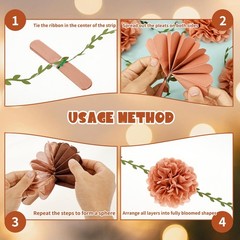 23 Pcs Pink Boho Baby Shower Decorations Set for Girl, Including 20 Rose Gold…