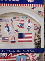 Independence Day Cutouts Patriotic Election 30 Pieces Various Sizes