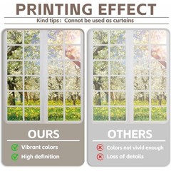 Spring Garden Window Backdrop 10x8ft for Photography Summer Forest Scenery Gr…