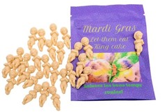King Cake Babies Bulk Pack Baby Jesus Bundle Figurine in a New Orleans Mardi …