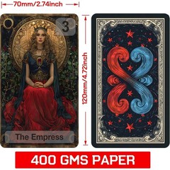 Eternal Arcana Tarot Deck, a Minimalist 78-Card Deck, Tarot Cards with Guideb…