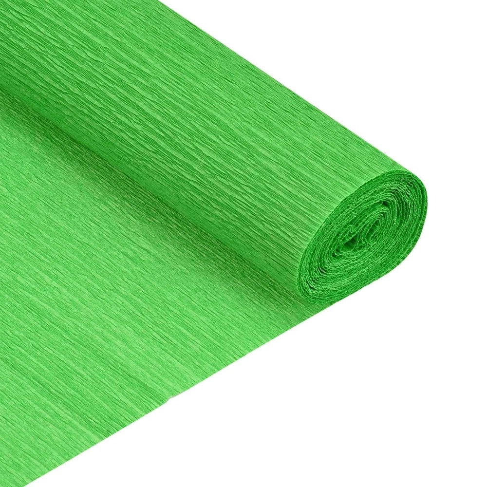 2 PCS Crepe Paper Roll 5 Ft Long 20 Inch Wide Light Green Wedding Decoration