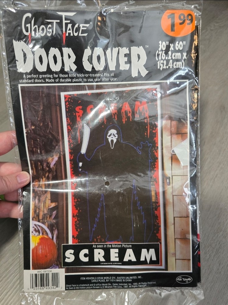 Vintage 1997 Ghost Face door over
