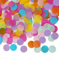 10000 PCS 1 Inch Multicolor Round Tissue Paper Confetti 3.5 oz DIY Craft