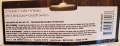 New Darice Designer Clip Light Brown 6ft cord On/Off switch comes with bulb