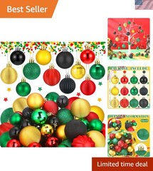 64 Assorted Juneteenth Ornaments: Vibrant Colors for Meaningful Celebrations