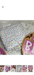 Donut Birthday Party Table Decoration Set, Paper Multicolor Sprinkles Signs