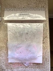 Party Decorations Banner Lot Silver & Ombré Pink & Lace Bows Pennant Flag Sign