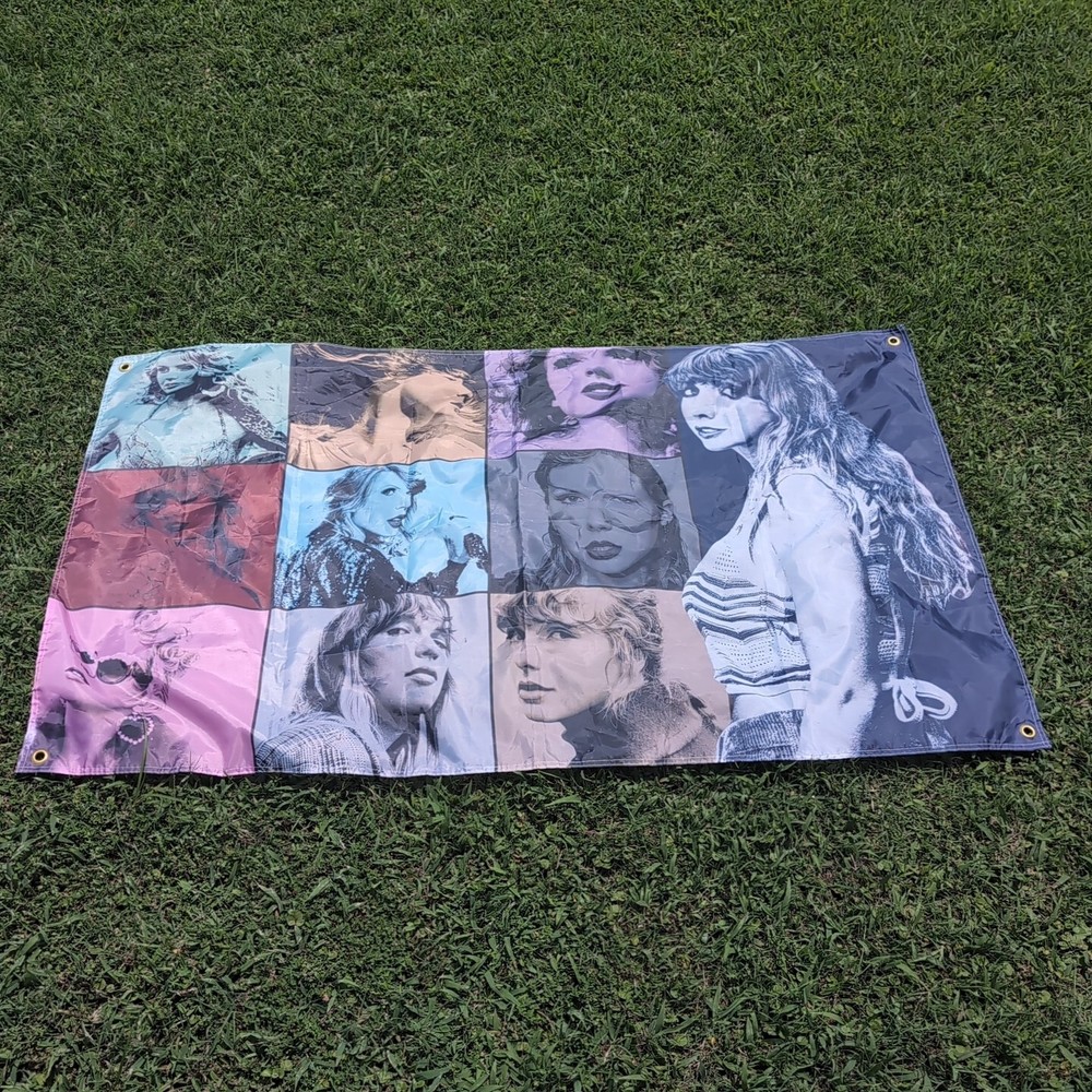 Taylor Swift 3×5 Flag Backdrop Music Star Birthday Party Photo Background Banner