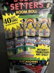 New Casino Slot Machine Scene Setter Jackpot Casino Night 40 feet New Package