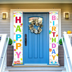 Birthday Decorations Banner, Happy Birthday Door Sign for Men Women Boys Girls I