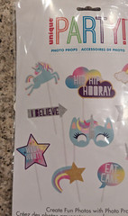 10 Piece Unicorn Stars Photo Booth Props Girls Birthday Party Selfie Accessories