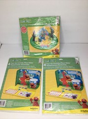 Designware Sesame Street Stand-Up Centerpiece Big Bird+ 2x Activity Placemats A9