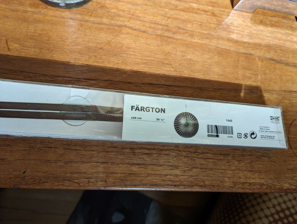 Paper Pinwheel Party Decoration BROWN X-LARGE Ikea 39″ Färgton NEW in Box