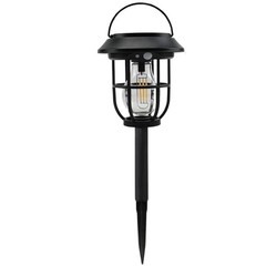 Solar Outdoor Camping Light Wall Mounted Ground Stake Warm LED IP55 Rated
