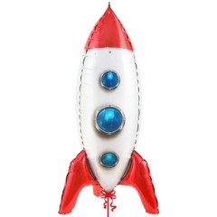 , Large Rocket Balloon for – 33 Inch | Rocket Balloons for Space Party Decora…