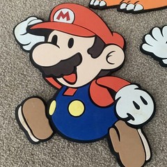 Super Mario Luigi Bowser Party Foam Decorations From Club Nintendo Very Cute!