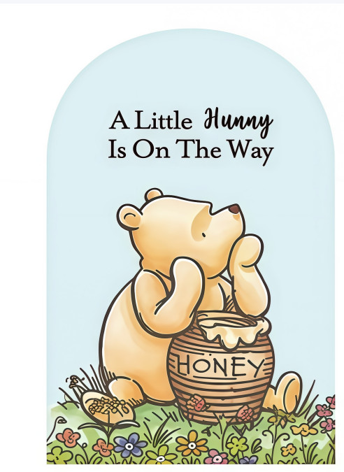Winnie the Pooh Birthday Arch Backdrop Cover Background Party Props Baby Shower
