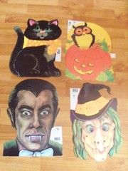 Halloween Diecut Cutouts Eureka Vintage Decorations U Pick NOT a LOT NOS