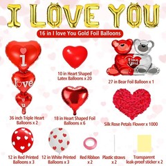 Valentines Balloons,Valentines Day Decorations,Happy Anniversary Balloons,I Love