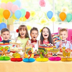 12pcs Fiesta Mexican Party Table Decoration Centerpiece – 8” Paper 5 Cinco De