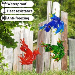 John’s Studio Metal Frog Wall Decor Outdoor Garden Hanging Art Sculptures Hom…