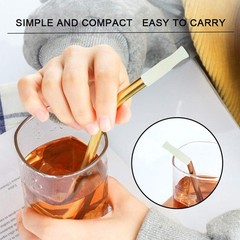 60PCS Silicone Straw Tips With Storage Box, Roucerlin Reusable Straws Tips Co…
