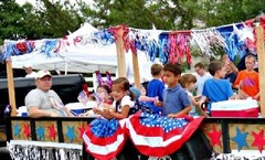 24-Ft Patriotic Red White Blue Fringed Hanging Garland Indoor/Outdoor Decor #564