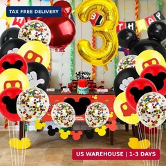 Cartoon 3rd Birthday Party Decorations – 3 Years Old Boy Party Supplies Includes