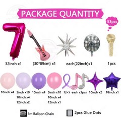 Kpop Demon Hunters Themed Birthday Decoration balloon heart star Latex Foil UK