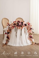 Ling’S Moment Lings Moment 9Ft Eucalyptus And Willow Leaf Garland White Flower