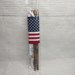 New! 4 Mini American Flag Stars & Stripes Party Decorations USA Decor July 4th