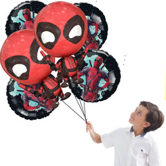 6 deadpool foil balloon party happy birthday supplies decoration theme xmen