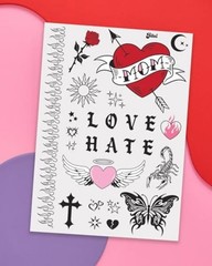 Realistic Temporary Tattoos – 28 Styles – Fake Tat, Bachelorette Favors
