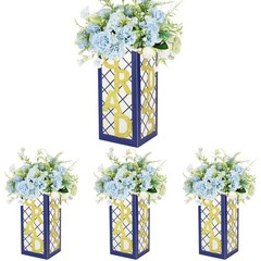 4 PCS 2025 Graduation Lantern Boxes Grad Party Decor Table Centerpieces