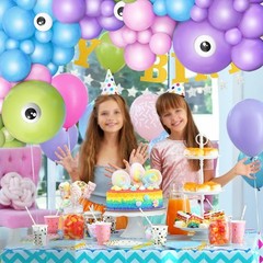 Monster Balloons Arch Garland Kit, Monster Cartoon Inc Balloons Party Decorat…