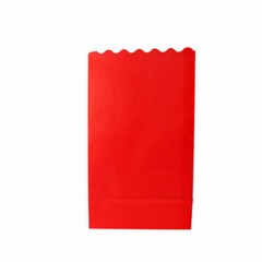 Quasimoon Red Paper Luminaries / Luminary Lantern Bags Path Lighting (10 PACK…