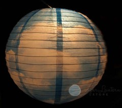 Quasimoon 14″ Premium Print Cotton Candy Clouds Paper Lantern, Design by Espe…