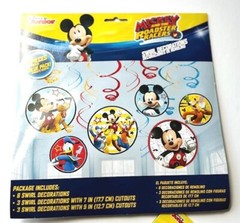DISNEY MICKEY MOUSE 6ft BANNER AND SWIRLS Happy Birthday Party